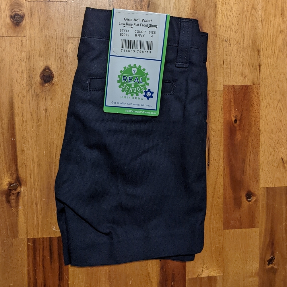 [NWT] Girls Size 4 School Uniform Shorts